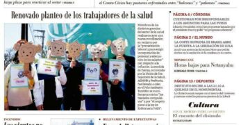 Tapa del jueves 3 de Octubre de 2019