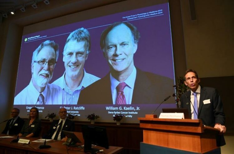 Nobel de Medicina para el trío que investigó cómo se adaptan las células al oxígeno