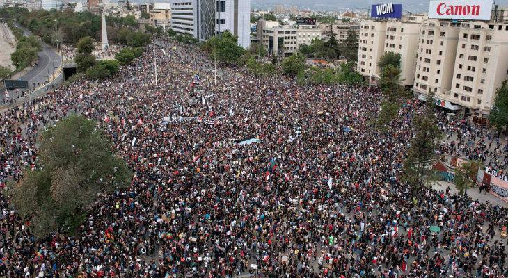 Preparan una nueva protesta masiva para mañana en Chile