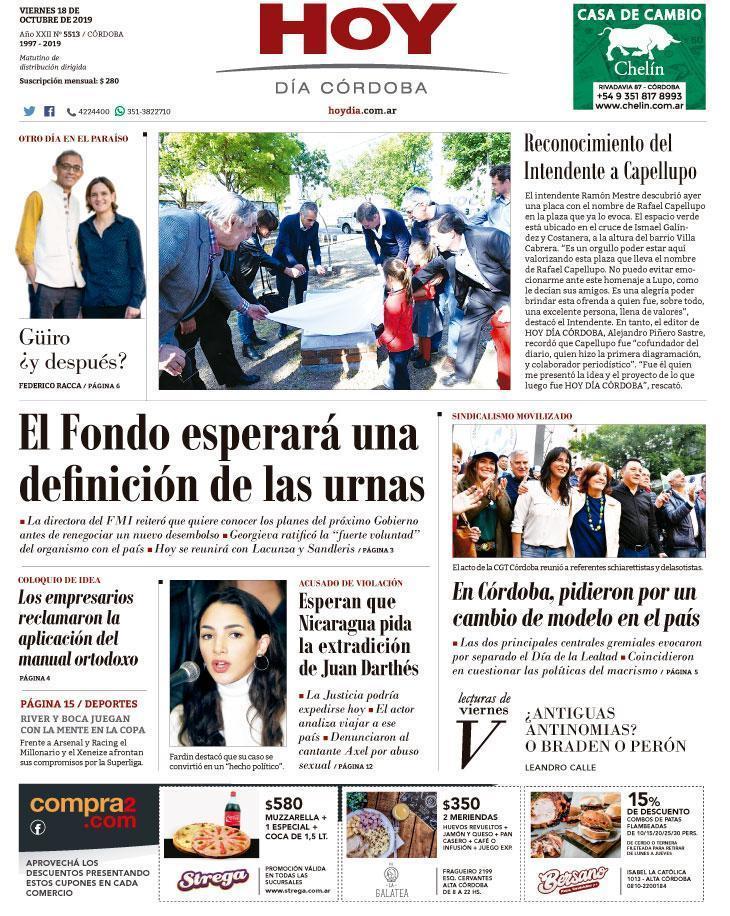 La tapa del viernes 18 de octubre La tapa del viernes 18 de octubre