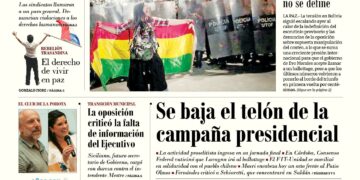 La tapa del jueves 24 de octubre de 2019