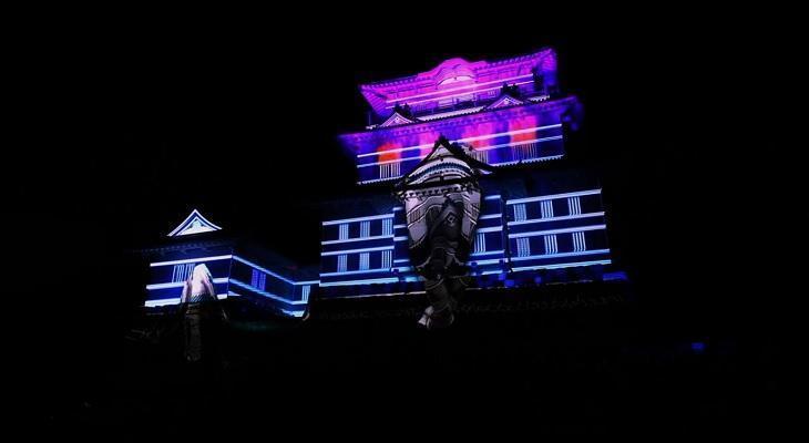 La espectacular proyección en el castillo Odawara que ganó el concurso de video mapping