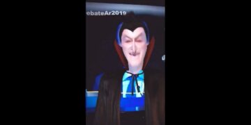 Vio el debate con los filtros de Snapchat y este fue el resultado