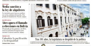 La tapa del jueves 21 de noviembre de 2019