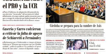 La tapa del viernes 22 de noviembre de 2019