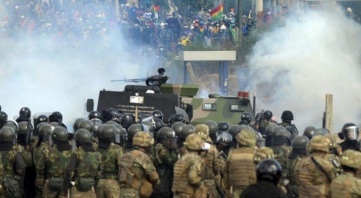 Sube a nueve la cifra de muertes por las represiones en Bolivia