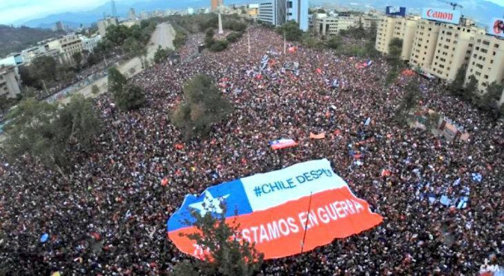 Por tercera semana, continúan las masivas protestas en Chile