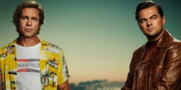 Di Caprio y Brad Pitt en acción