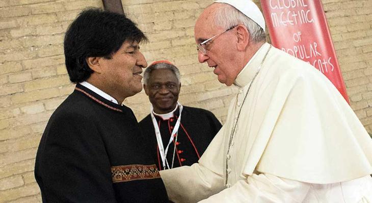 Morales pidió al papa y la ONU que intercedan para "pacificar" al país