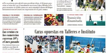 La tapa del lunes 4 de noviembre de 2019