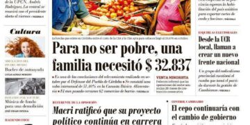 La tapa del martes 5 de noviembre de 2019
