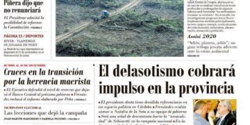 La tapa del miércoles 6 de noviembre de 2019