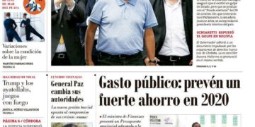 La tapa del miércoles 13 de noviembre de 2019