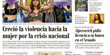 La tapa del martes 26 de noviembre de 2019