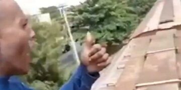 Un brasileño se grabó mientras salta sobre los vagones de un tren en movimiento