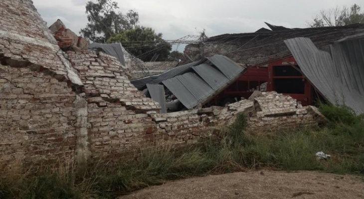 Un temporal ocasionó destrozos en Arroyo Cabral
