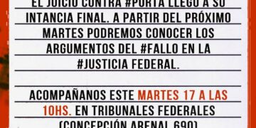 Porta Hnos: vecinos esperan el fallo del juez Vaca Narvaja