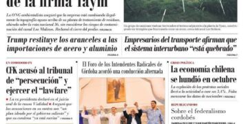 La tapa del martes 3 de diciembre de 2019