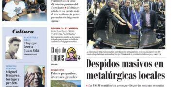 La tapa del jueves 5 de diciembre de 2019