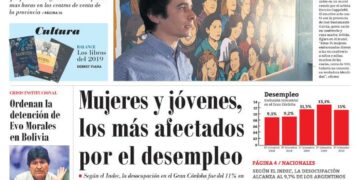 La tapa de este jueves 19 de diciembre de 2019