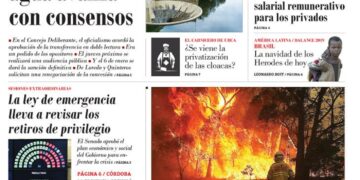 La tapa del lunes 23 de diciembre de 2019
