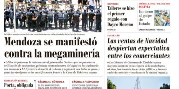La tapa del martes 24 de diciembre de 2019