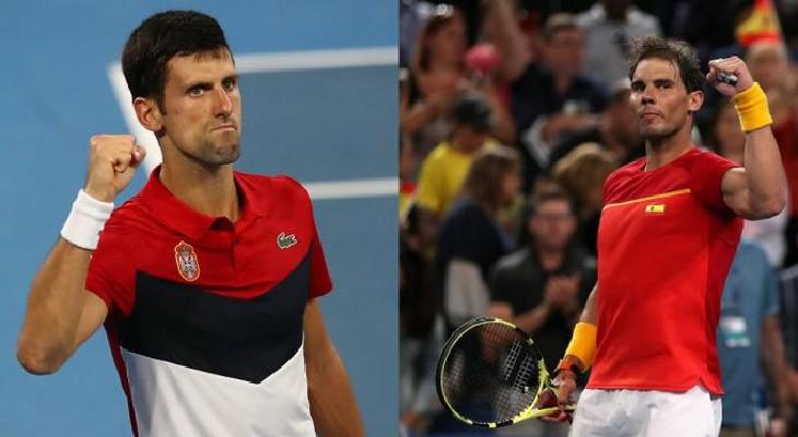 Nadal y Djokovic avanzaron en la ATP Cup