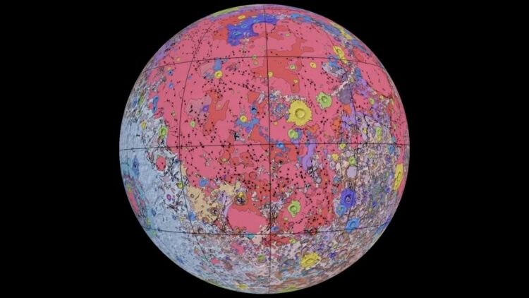 Así es el primer mapa con todos los detalles geológicos de la Luna