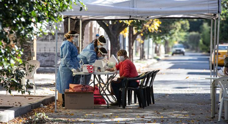El COE refuerza las medidas sanitarias en barrio Bajo Pueyrredón