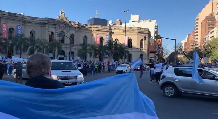 Así fue el “Banderazo Nacional” en la ciudad de Córdoba