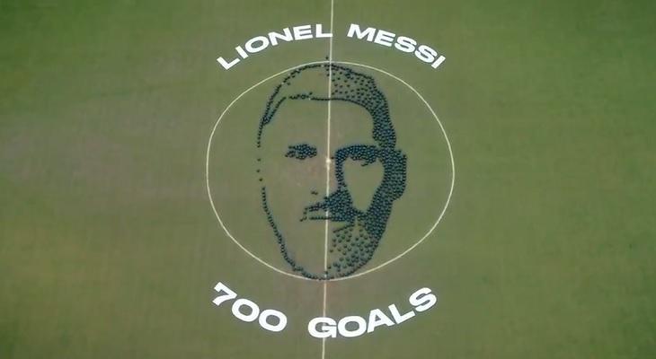 El increíble video homenaje por los 700 goles de Messi