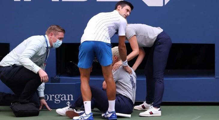Djokovic descalificado del US Open