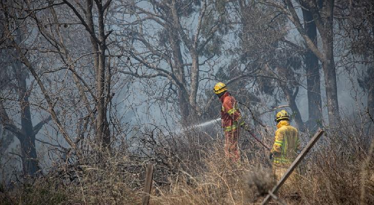 Más de 20 evacuados por los incendios en Capilla del Monte