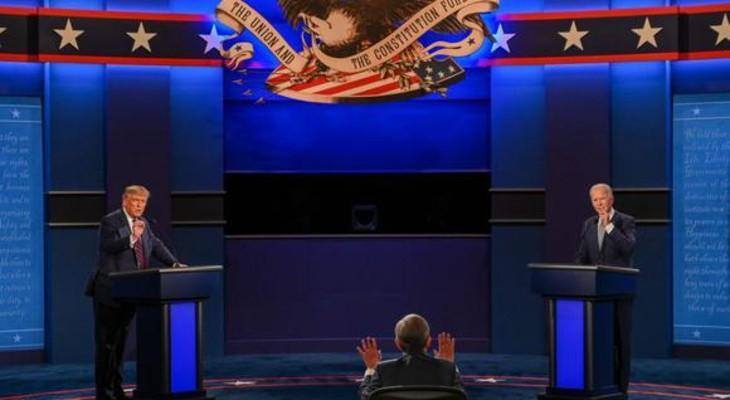 Caos, gritos y ataques personales en el primer debate entre Trump y Biden