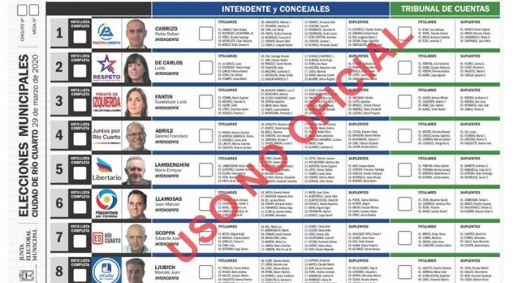 Empiezan las elecciones de Río Cuarto