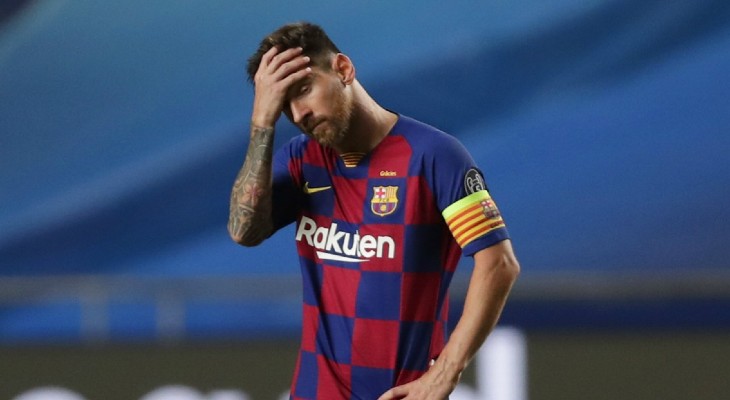Messi, enojado con su llegada a Barcelona