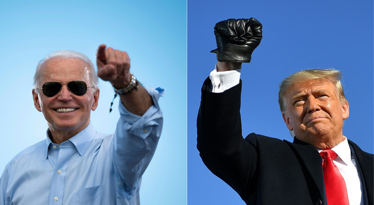 Biden busca el voto afro y Trump promete la vacuna del coronavirus