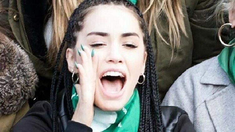 Lali invitó a marchar: “Es una decisión sobre nuestros cuerpos”