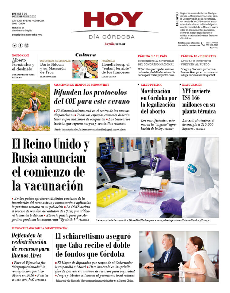 Portada del 03.12.2020