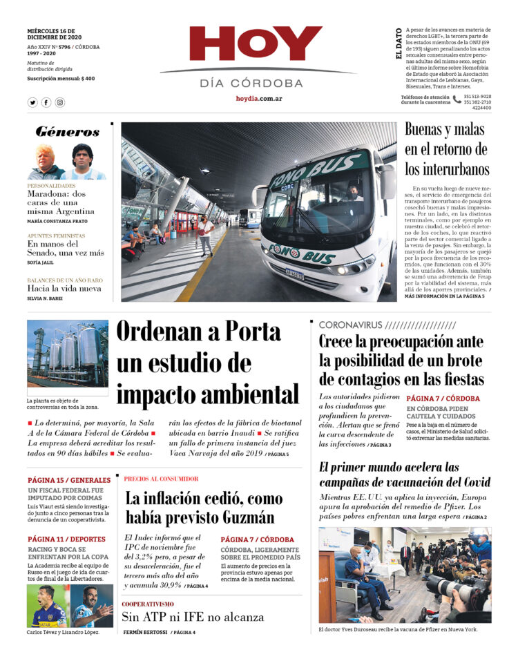 Portada del 16.12.2020