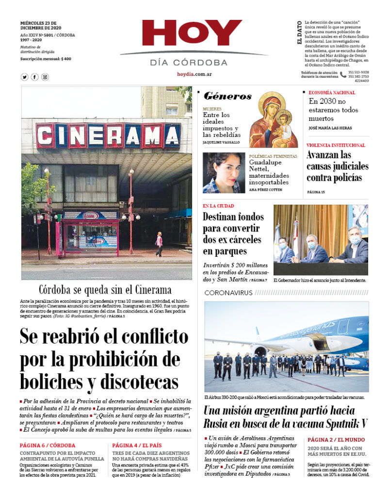 Portada 23.12.2020 Portada 23.12.2020