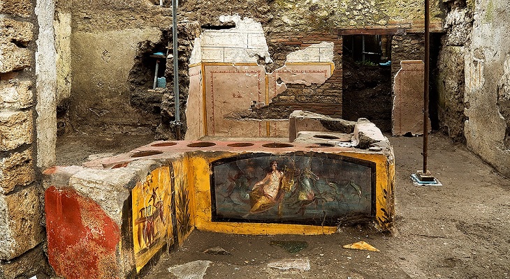Descubren un local de "comida rápida” de hace 2000 años en Pompeya