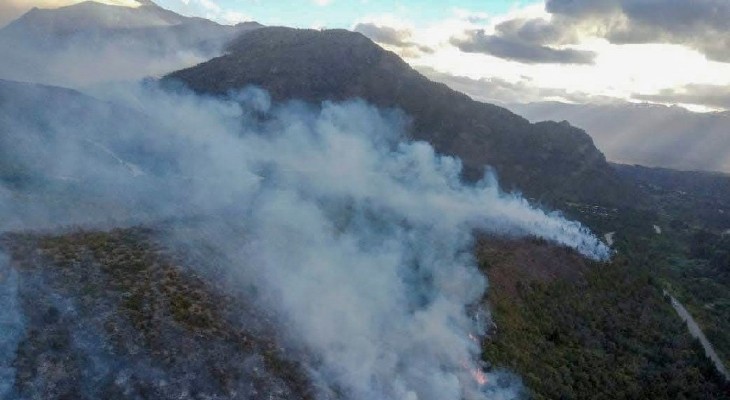 Ya son más de 10.000 hectáreas prendidas fuego en El Bolsón
