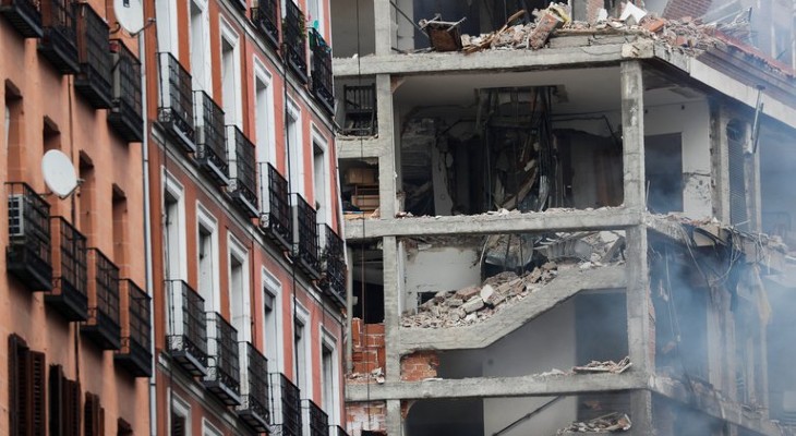 Explosión en Madrid deja al menos dos muertos