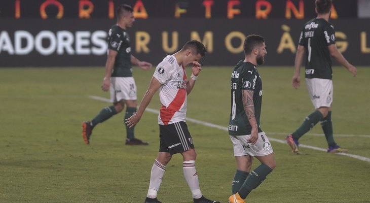 River sufrió un duro revés como local ante Palmeiras en la ida River sufrió un duro revés como local ante Palmeiras en la ida