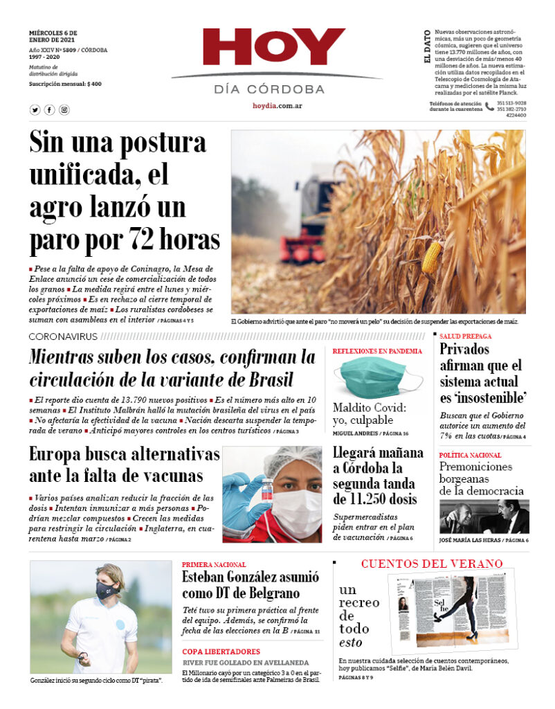Portada 06.01.2021 Portada 06.01.2021