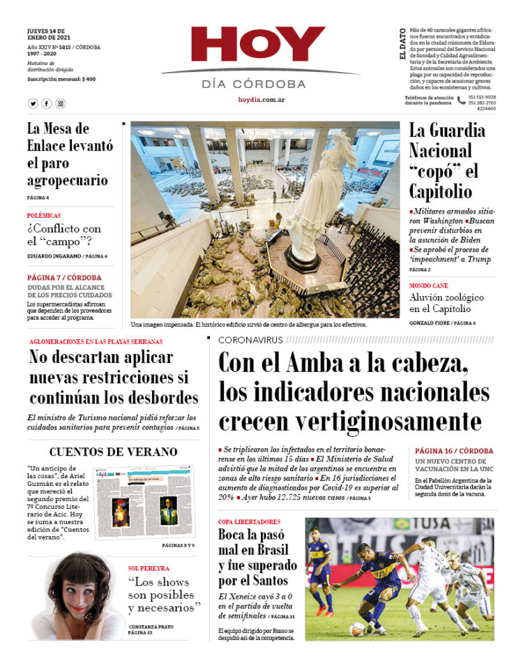 Portada 14.01. 2021