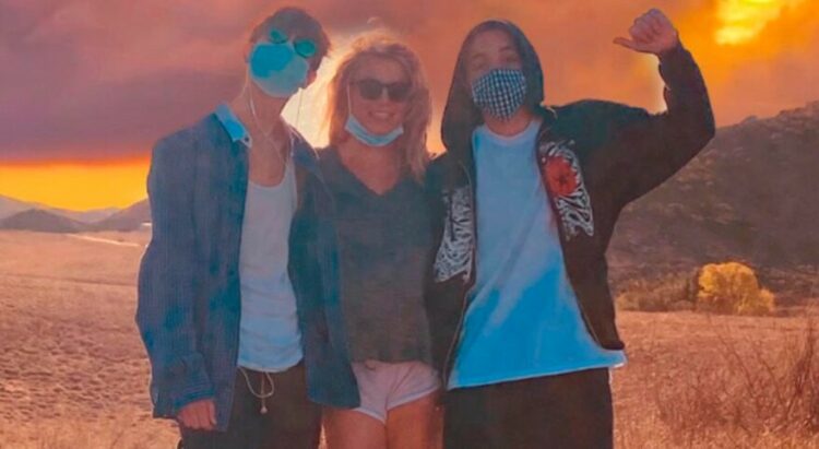 Britney Spears subió una foto con sus hijos: “Finalmente me dejan publicarlo”