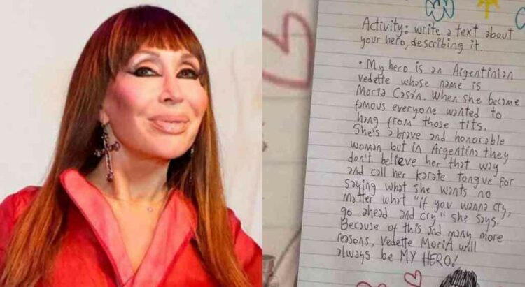 La pequeña fan canadiense de Moria Casán: “Mi héroe es una vedette argentina"