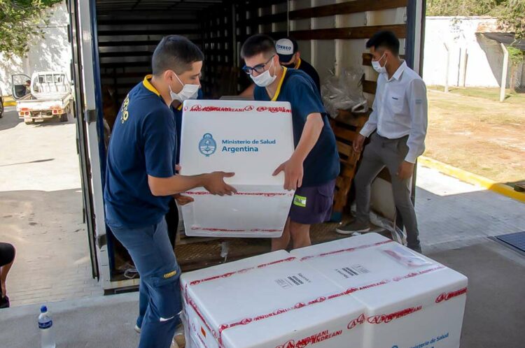 Córdoba recibió 28.200 nuevas dosis del primer componente de Sputnik V
